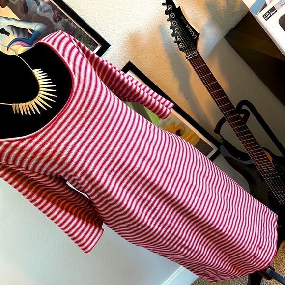 We The Free Striped Dress, Size L NWT - Picture 1 of 10